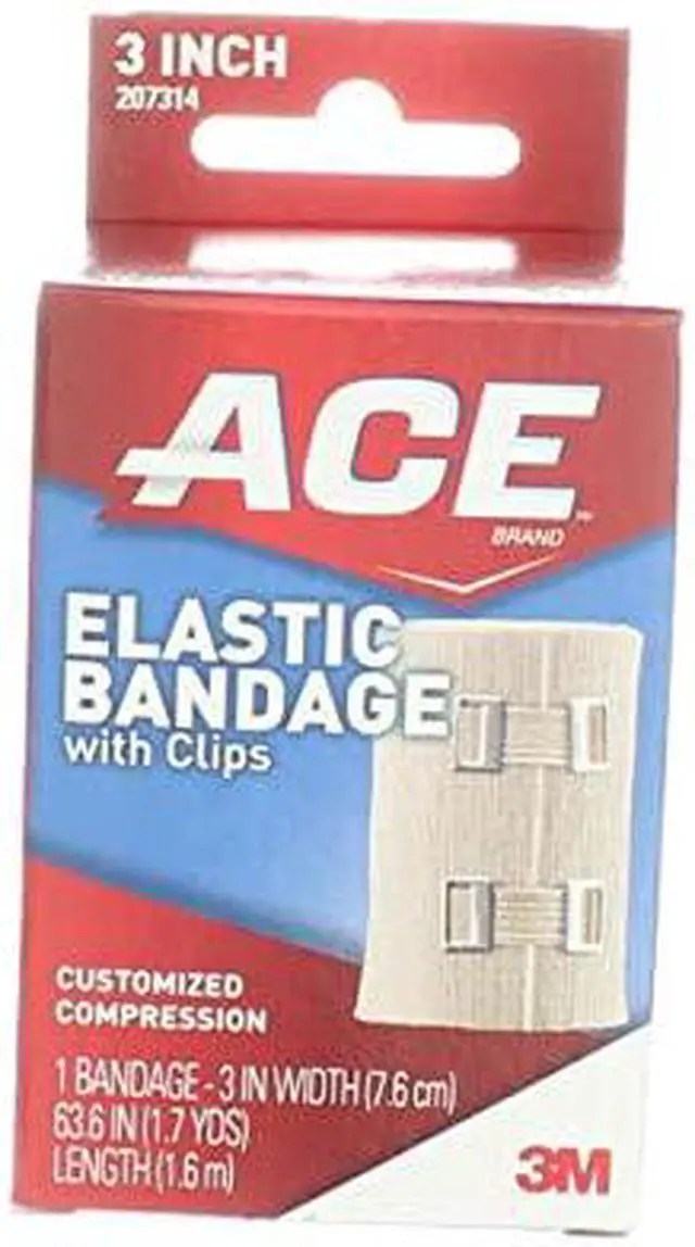Alt view image 5 of 9 - Ace Elastic Bandage with Clips 3 Inch