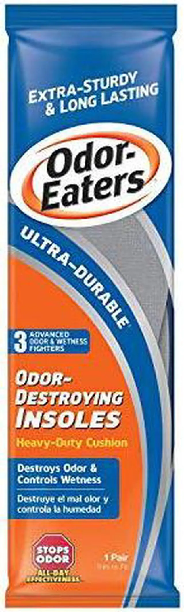 Alt view image 4 of 6 - Odor-Eaters Ultra Durable, Heavy Duty Cushioning Insoles, 1 pair