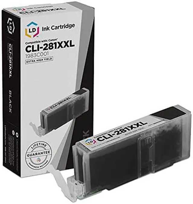 Main image of LD Compatible Ink Cartridge Replacement for Canon 281 CLI-281XXL 1983C001 Super High Yield 281 Ink Cartridges for Canon Printers PIXMA TS8120 TS8220 TS9120 TS9520 TS6320 TS9521C (Black)