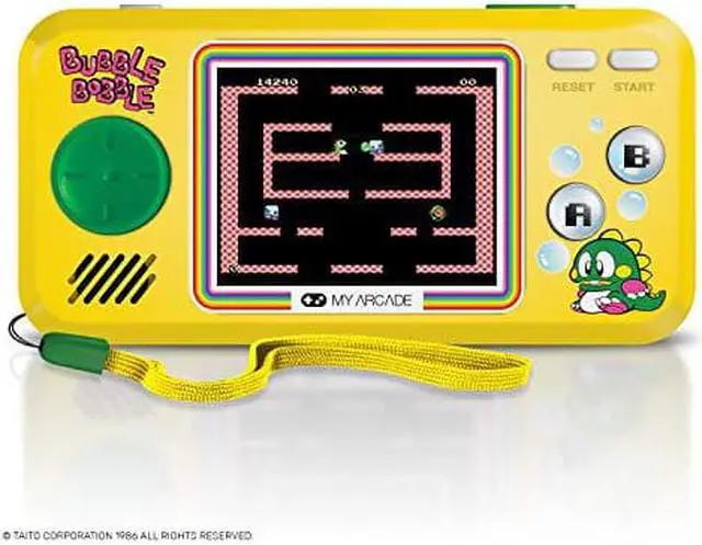 Alt view image 12 of 15 - My Arcade Bubble Bobble Pocket Player - Portable Handheld Gaming System - 3 Retro Games Included - Bubble Bobble (Part 1 & 2) and Rainbow Islands: The Story - Licensed Collectible