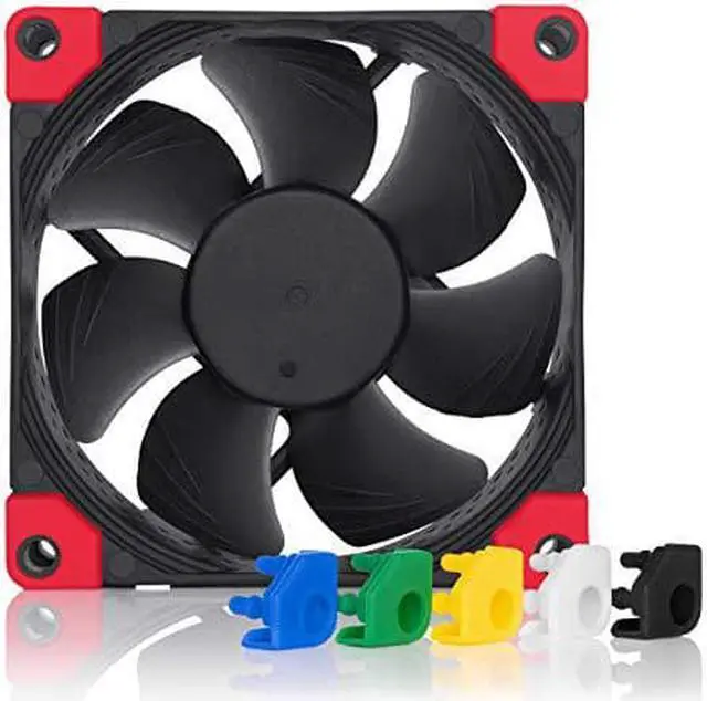 Alt view image 7 of 7 - Noctua NF-A8 PWM chromax.black.swap, Premium Quiet Fan, 4-Pin (80mm, Black)