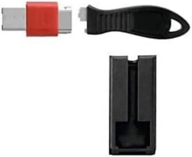 Alt view image 15 of 16 - Kensington K67915WW USB Port Lock with Square Cable Guard 10 Unit Min Ds Only