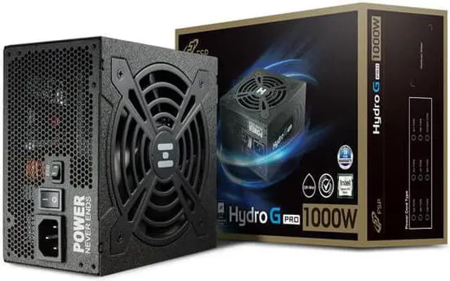 Alt view image 15 of 15 - FSP Hydro G PRO 1000W 80 Plus Gold Full Modular ATX 12V V2.52 Active PFC Power Supply with 10-Year Warranty (HG2-1000)