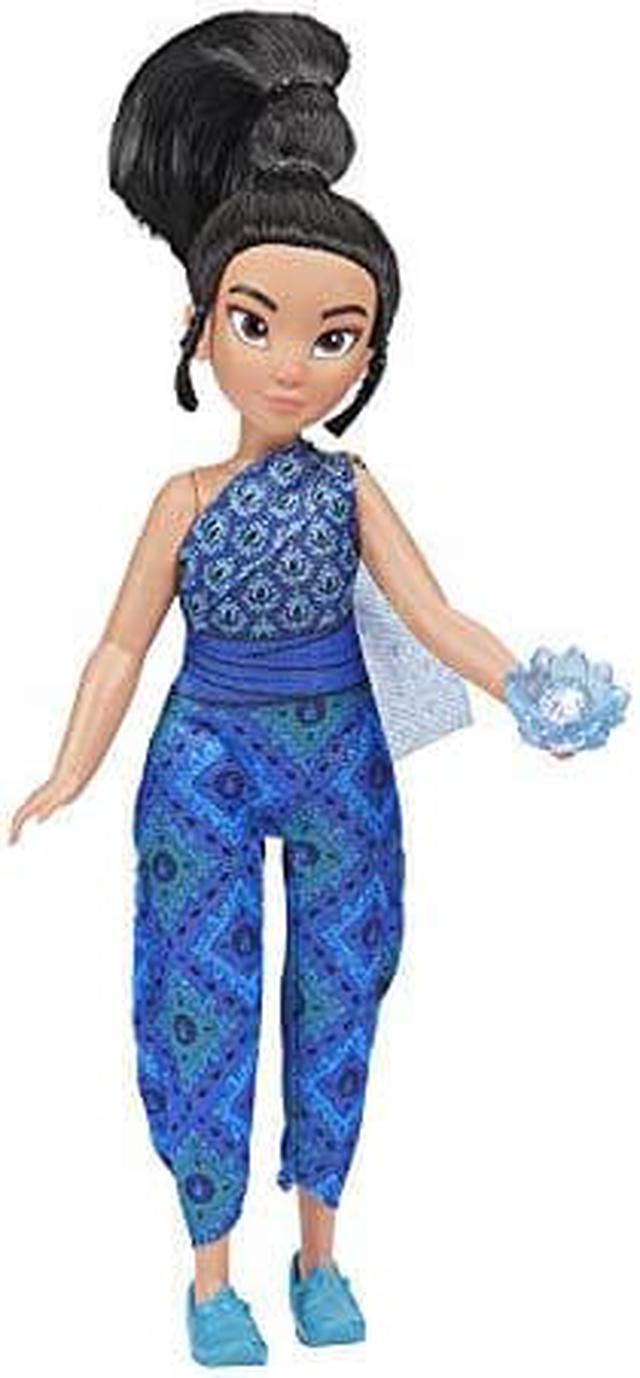 disney raya and the last dragon young raya and kumandra flower, lights and  sounds doll, musical toy for kids 3 years and up 