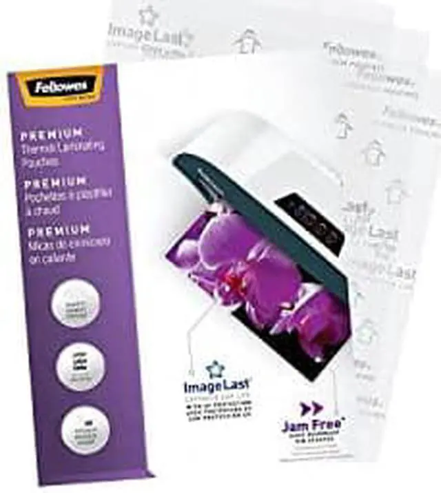 Alt view image 4 of 7 - Fellowes ImageLast Premium Thermal Pouches Letter 60/Pack (5288001)