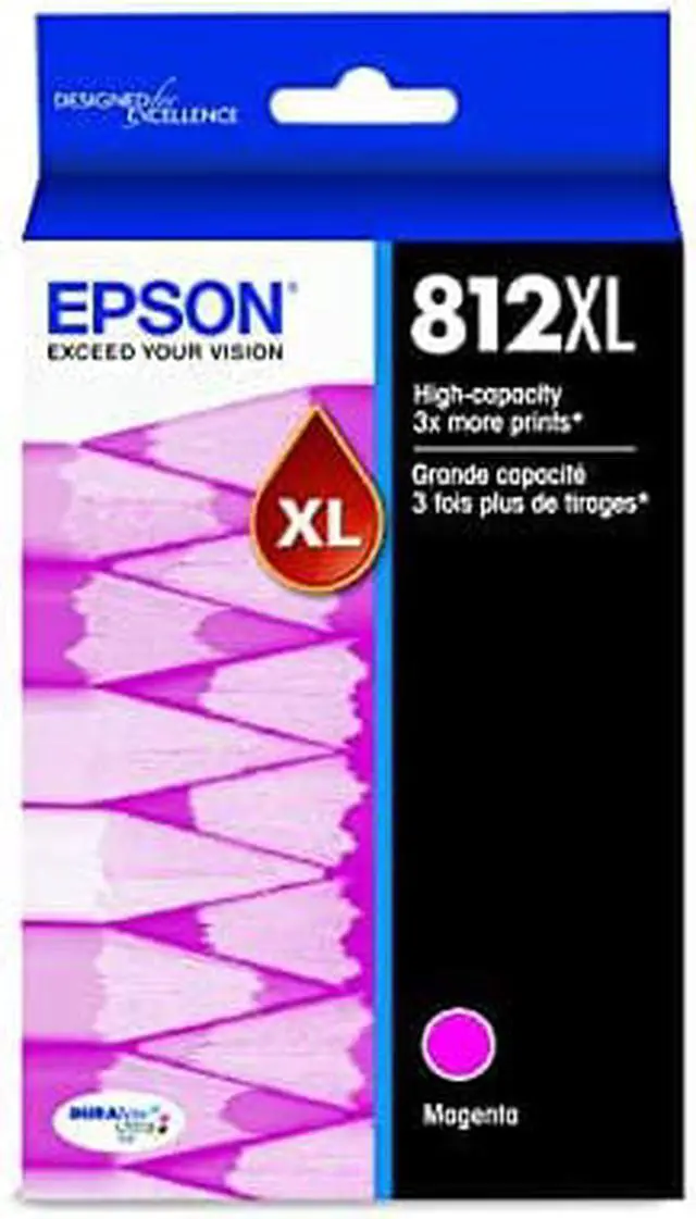 Alt view image 4 of 6 - Epson T812XL Magenta DuraBrite Ultra High-Yield Ink T812XL320S