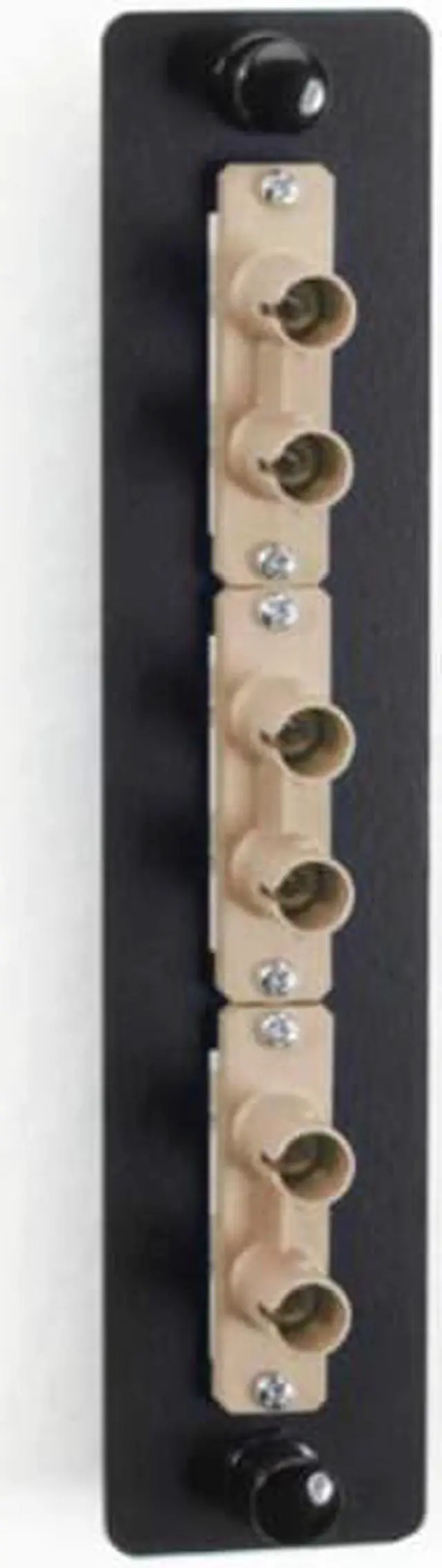 Alt view image 8 of 10 - Black Box Black Box Fiber Adapter Panel Low Density 3 ST Duplex Ceramic Beige