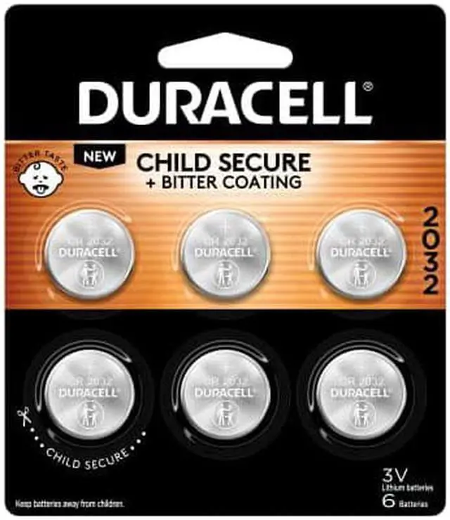 Alt view image 6 of 13 - Lithium Coin Batteries With Bitterant 2032 6/Pack DL2032B6PK