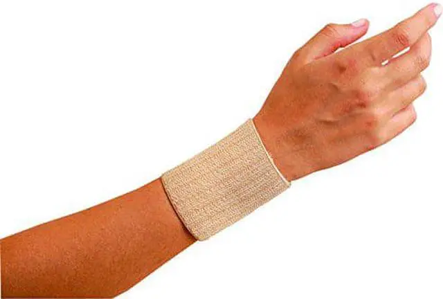 Alt view image 3 of 3 - OCCUNOMIX 310-158 Wrist Support, Elastic, Wraparound Strap, Ambidextrous,
