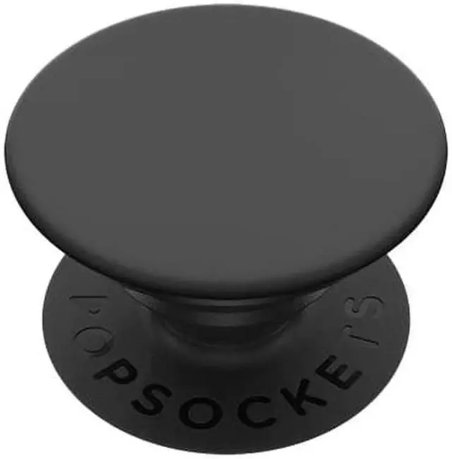 Main image of PopSockets: PopGrip with Swappable Top for Phones & Tablets - Black
