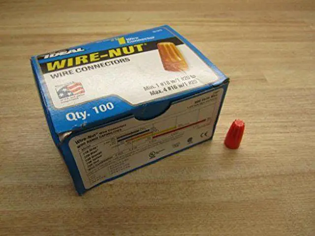 Alt view image 5 of 5 - IDEAL 30-073 Twist On Wire Connector,22-14 AWG,PK100
