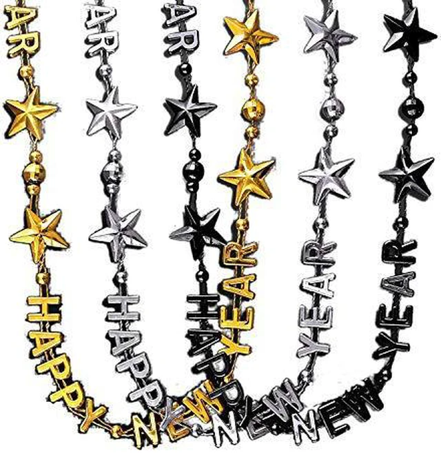 Main image of blinkee Happy New Year Bead Necklaces