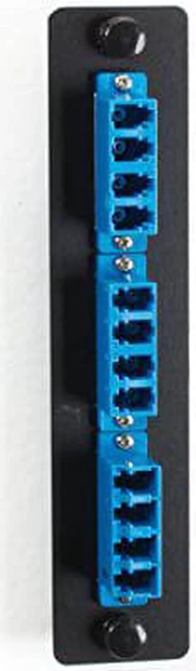 Alt view image 8 of 10 - BLACK BOX JPM455C-R2 FIBER ADAPTER PANEL - LOW-DENSITY, SINGLEMODE, CERAMIC SLEEVE, (6) LC DUPLEX, BL