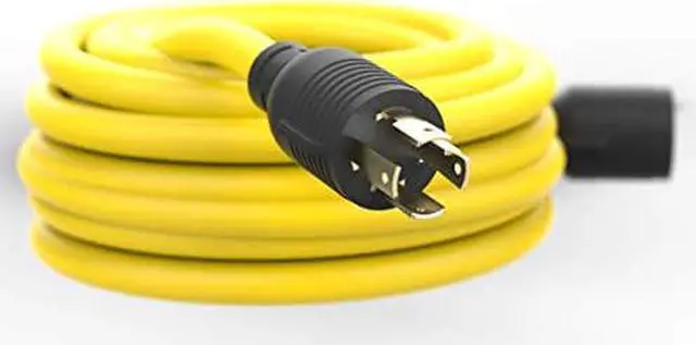 Alt view image 2 of 2 - NEMA L14-30P/L14-30R Generator Extension Cords, 4 Prong Heavy Duty, 30 Amp 25 Foot,Yellow