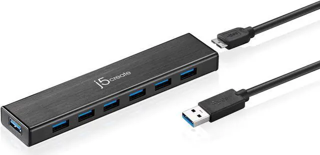 Alt view image 18 of 19 - j5create USB™ 3.0 7-Port HUB