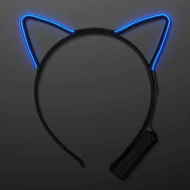 Main image of blinkee A280 Electro Luminescent Cat Animal Ears Headband