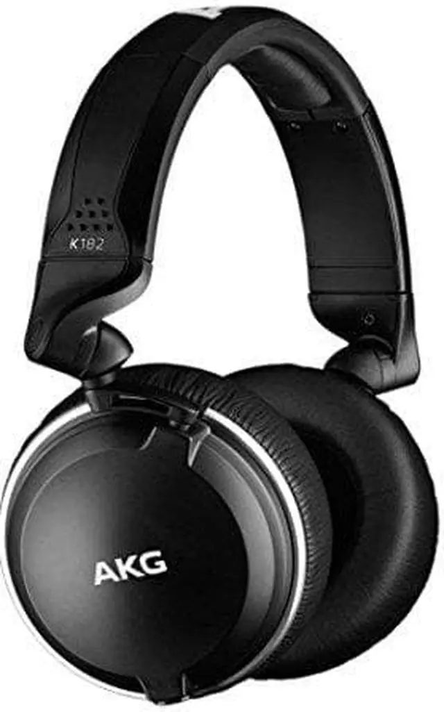 Alt view image 12 of 15 - AKG K182 Professional Closed-Back Recording Studio Monitor Headphones/Swivel