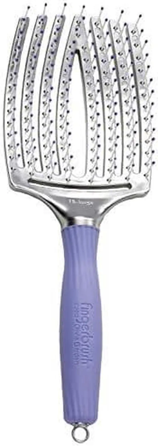 Main image of Olivia Garden Finger Brush Scalp-Hugging & Vented Paddle Hair Brush FB-LG (Large)