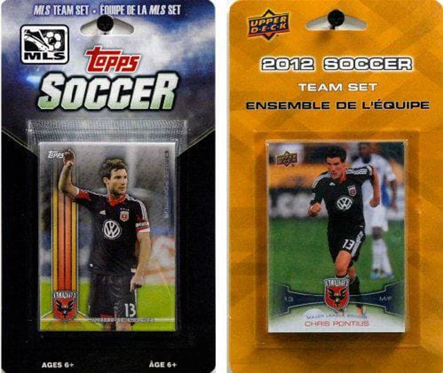 Main image of MLS D.C. United 2 Different Licensed Trading Card Team Sets