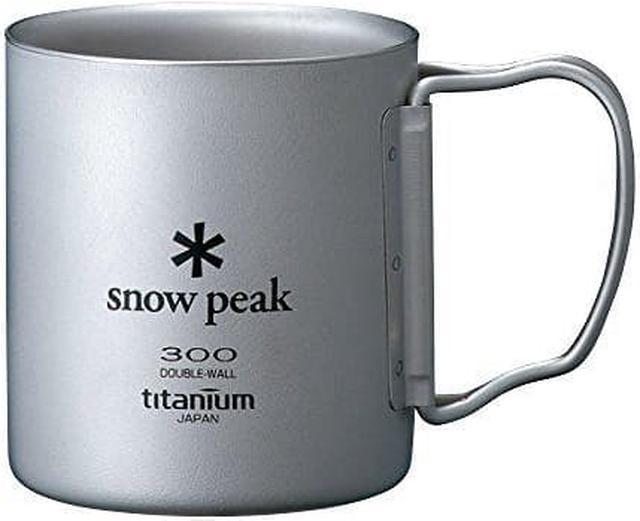Snow Peak - Japanese Titanium 300 Mug, Made in Japan, Ultralight