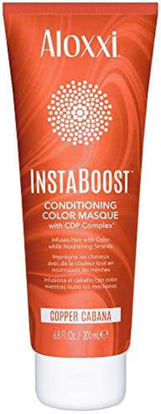 Main image of ALOXXI InstaBoost color Depositing conditioning Masque (copper cabana) - Instant Temporary Hair color Dye - Hair color Masque for Deep conditioning - Paraben & gluten-Free - copper cabana - 68 Fl Oz