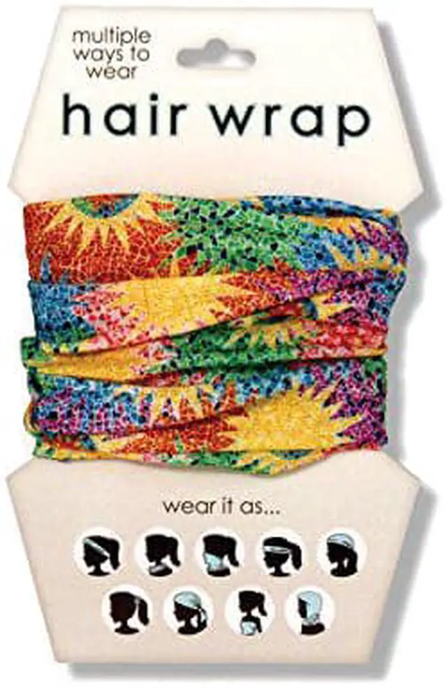 Alt view image 2 of 2 - spoontiques color bursts hair wrap