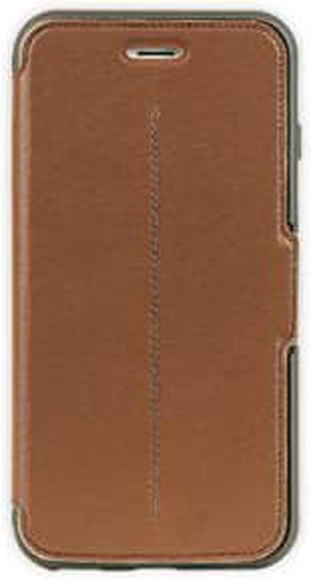 Alt view image 4 of 7 - OtterBox Strada Carrying Case (Folio) for iPhone 6 Plus, iPhone 6S Plus - Dark Brown, Brown