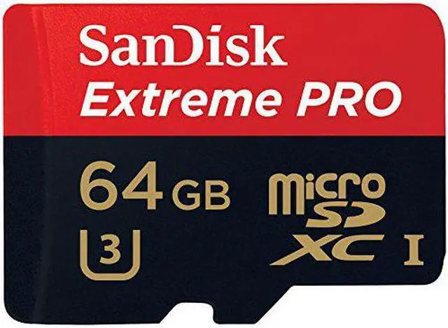 Alt view image 6 of 6 - SanDisk Extreme Pro 64 GB microSD Extended Capacity (microSDXC)