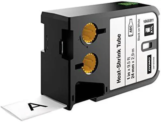Alt view image 7 of 7 - Xtl Heat-Shrink Tube Labels, 1" X 9.5 Ft, White/black Print