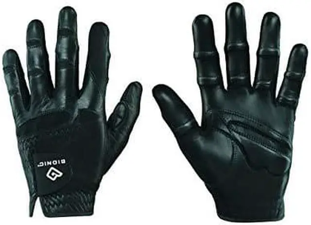 Main image of Bionic GGNBMRM Mens StableGrip with Natural Fit Black Golf Glove, Right Hand, Medium