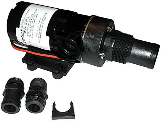 Alt view image 7 of 7 - RARITAN ENGINEERING RARITAN MACERATOR PUMP 12VDC W/ BARB ADAPTER 5310012