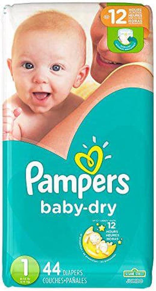 PAÑALES PAMPERS BABY DRY TALLA 1 - 44 UND