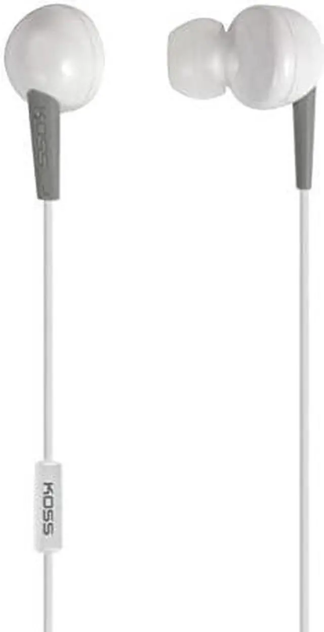 Alt view image 4 of 5 - KOSS White KEB6IW 3.5mm Connector Earbud In Ear Bud