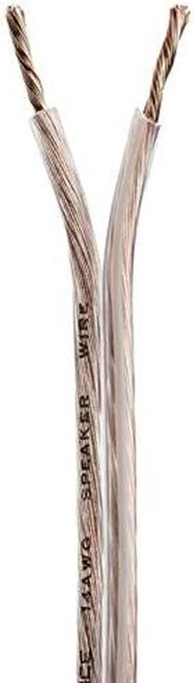 Alt view image 12 of 12 - Monoprice Select Series 14 Gauge AWG Speaker Wire / Cable - 50ft Jacketed In Durable Plastic With A Color Coded Conductor For Home Theater, Car Audio And More