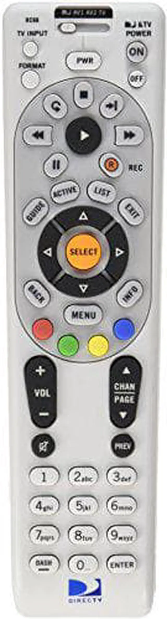 Alt view image 9 of 9 - DIRECTV RC66 4-Device Universal Remote