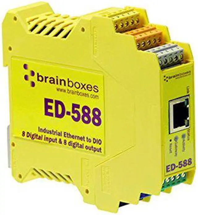 Alt view image 13 of 14 - Brainboxes ED-588 Ethernet to Digital IO 8 Inputs + 8 Outputs