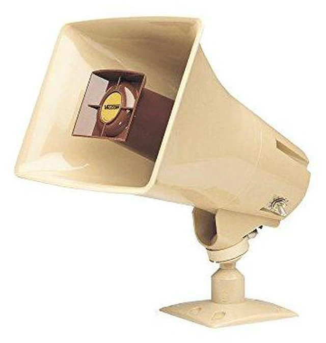Alt view image 7 of 8 - Valcom IP Horn, One-Way High Efficiency Horn Beige (vip-130al-m-ic)
