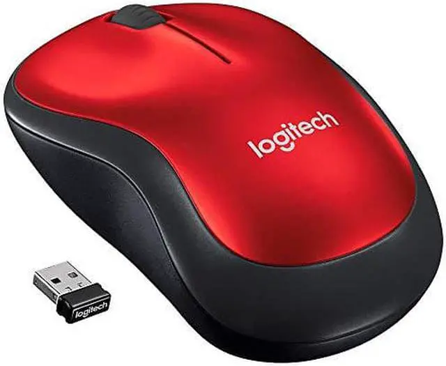 Alt view image 9 of 15 - LOGITECH - COMPUTER ACCESSORIES 910-003635 M185 COMFORT WRLS MOUSE RED