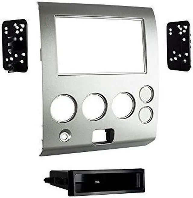 Alt view image 14 of 14 - Metra 99-7629S Single/Double DIN Dash Kit for Select 2004-07 Nissan Armada/Titan