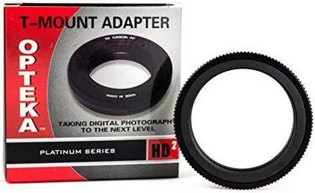 Alt view image 11 of 11 - Opteka T-Mount (T2) Adapter for Nikon D5, D4, D3, D810, D800, D750, D500, D610, D600, D300, D7500, D7200, D7100, D5600, D5500, D5300, D5200, D5100, D3400, D3300, D3200 and D3100 Digital SLR Cameras