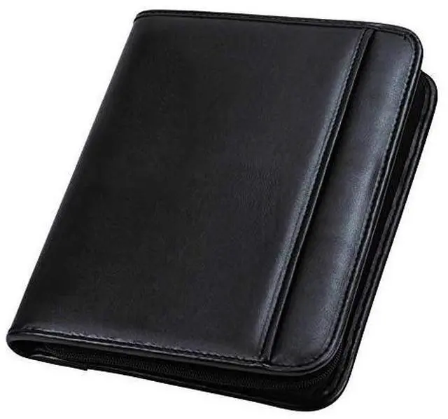 Alt view image 5 of 12 - Samsill Junior Professional Padfolio with Secure Zippered Closure 10.1 Inch Tablet Sleeve and 7 by 10 Inch Notepad Black Junior 70821