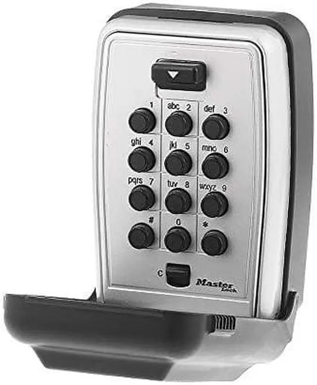 Alt view image 7 of 7 - Wall Mount Push Button Key Safe
