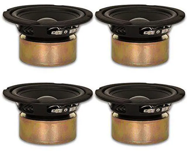 Alt view image 5 of 6 - 4 Goldwood Sound GW-5028/S Shielded 5.25" Woofers 130 Watt each 8ohm Replacement Speakers