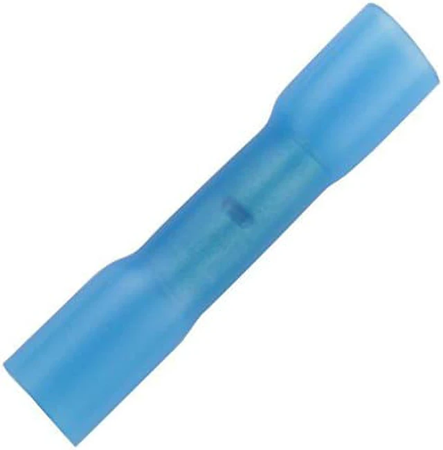Alt view image 4 of 4 - Heat Shrink Butt Connectors 14/16ga;50/bag;blue