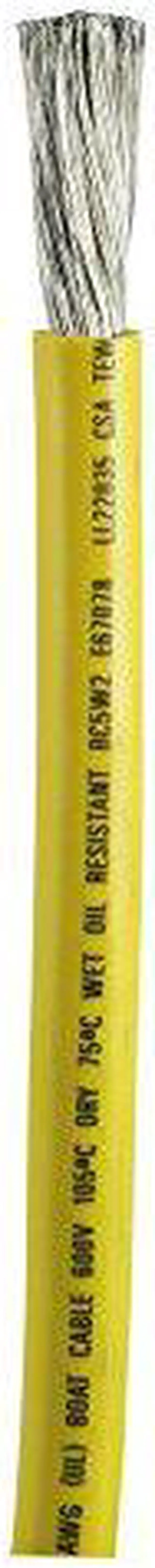 Alt view image 6 of 8 - Ancor Yellow 2 AWG Battery Cable - 25'