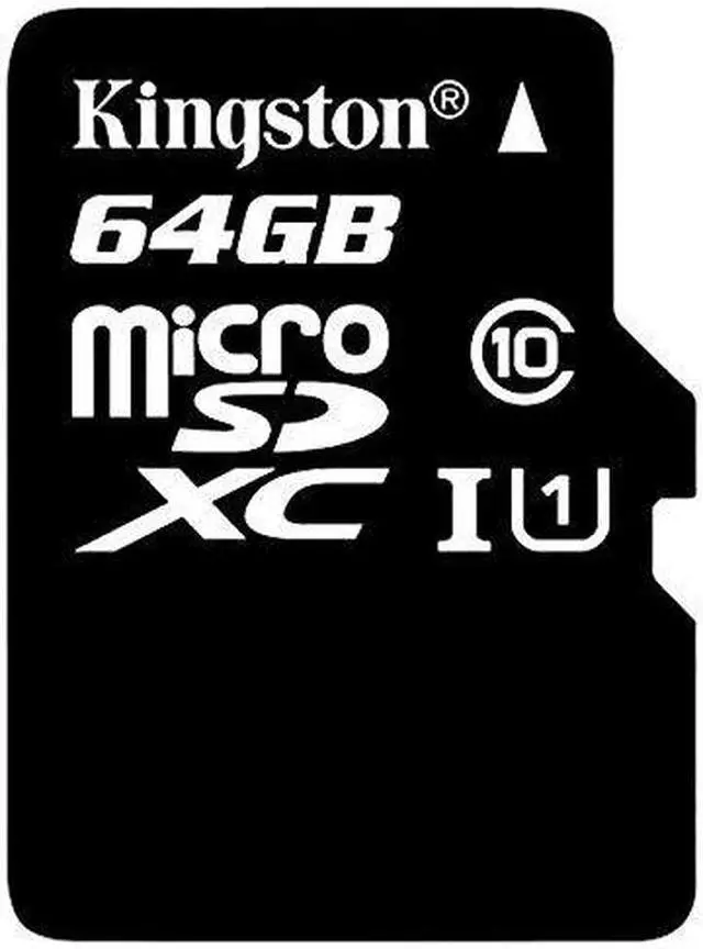 Alt view image 10 of 10 - Kingston 64GB MicroSDXC UHS-I/U1 Class 10 Memory Card with Adapter (SDC10G2/64GB)
