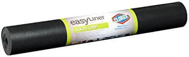 Alt view image 6 of 8 - Duck Brand EasyLiner with Clorox Solid Grip Shelf Liner [Non-Adhesive]: 20 in. x 6 ft. (Black) - OEM