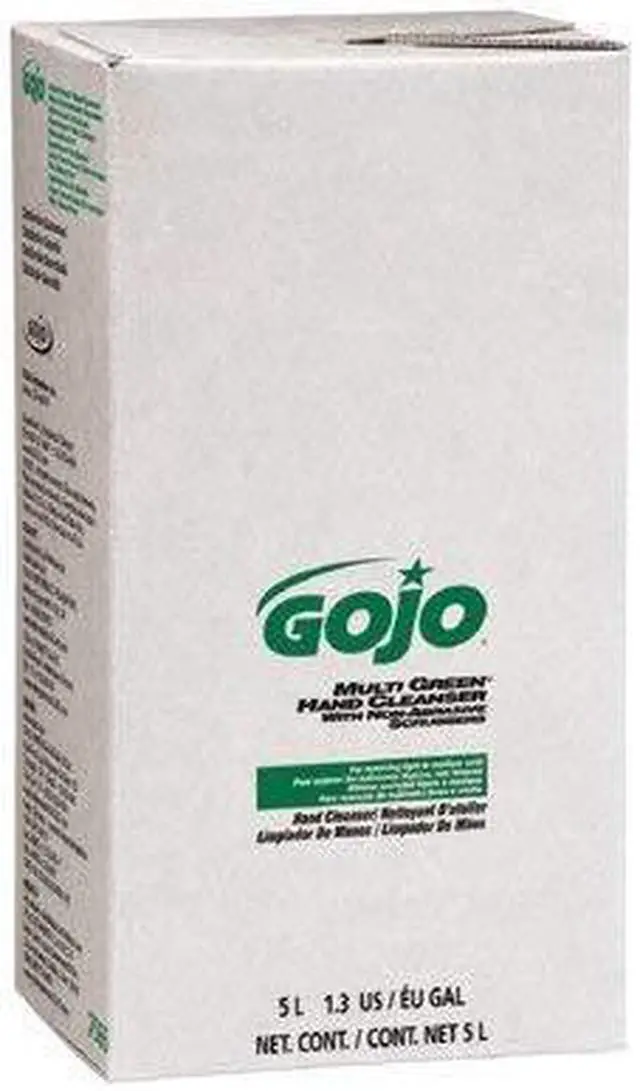 Alt view image 19 of 20 - Gojo MULTI GREEN Hand Cleaner Refill 5000mL Citrus Scent Green 2/Carton 7565