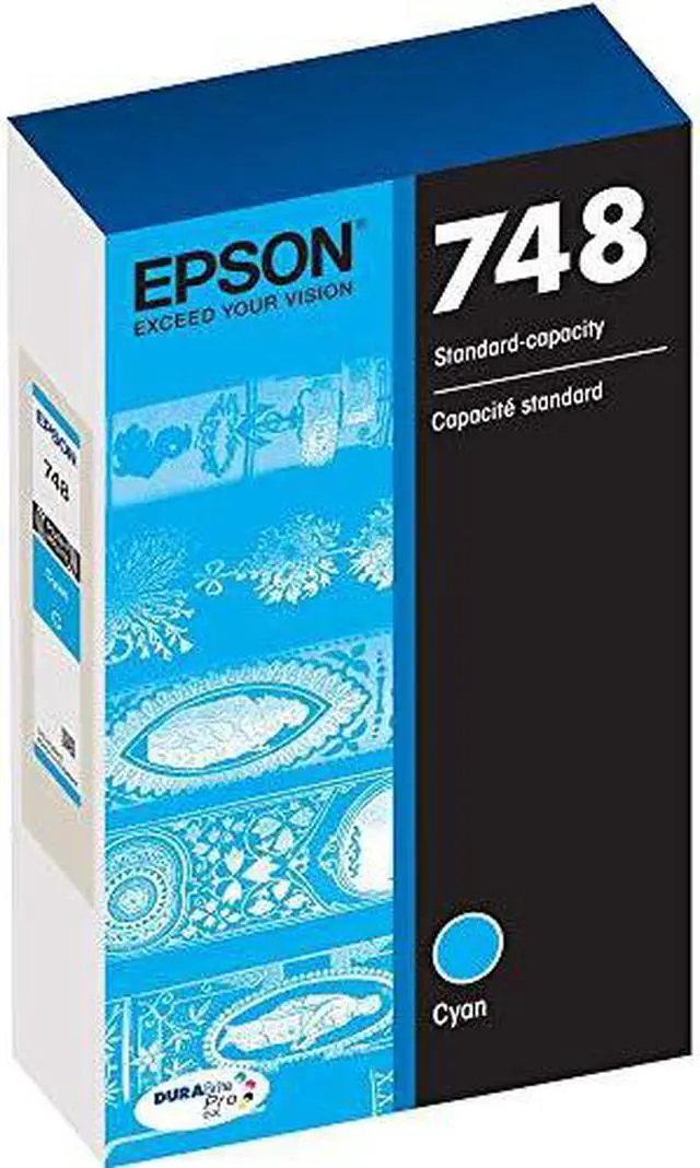 Alt view image 8 of 8 - EPSON PRINT T748220 T748 CYAN INK CARTRIDGE