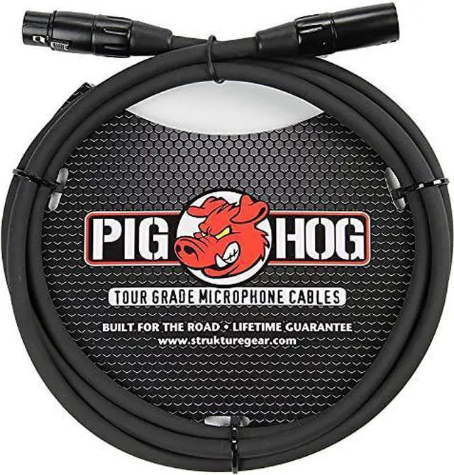 Alt view image 11 of 12 - Pig Hog 6' 8mm XLR Microphone Cable - 3 Pin XLR Male to 3 Pin XLR Female